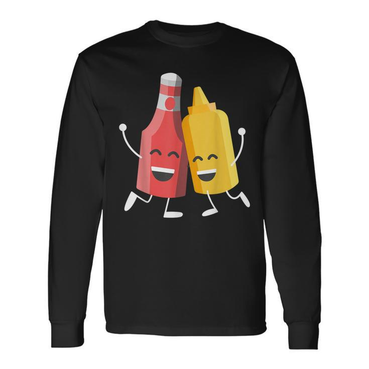 Bbq Bff Ketchup & Mustard Best Friends Forever Long Sleeve T-Shirt T-Shirt