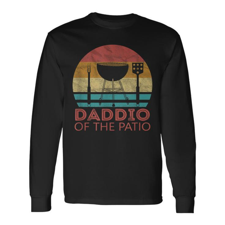 Bbq Daddio Of The Patio Fathers Day Bbq Grill Dad Long Sleeve T-Shirt T-Shirt Gifts ideas