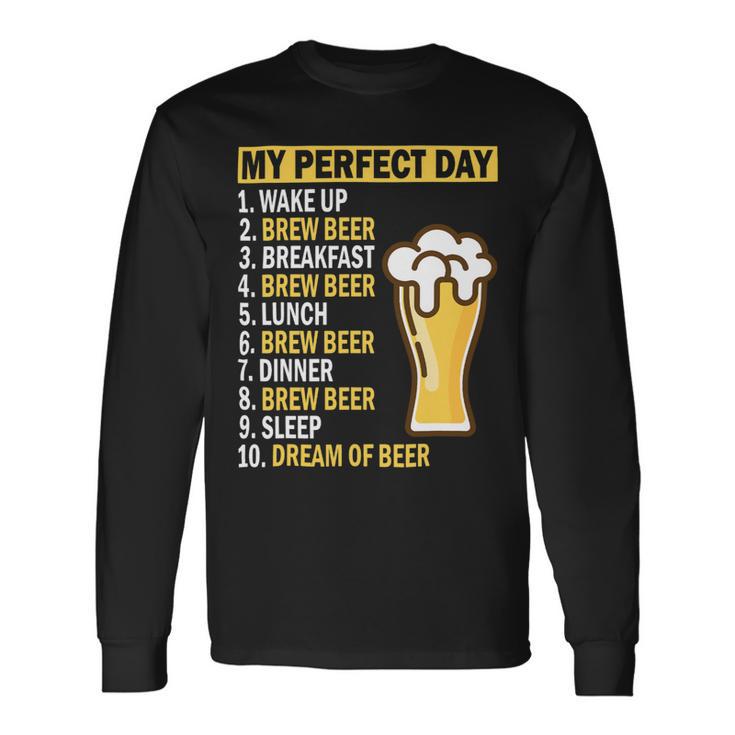 Beer Beer Crafts Beer Lager Ipa Brewing Beer Brewer Long Sleeve T-Shirt