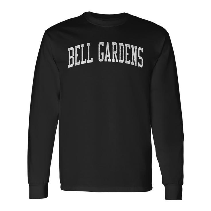 Bell Gardens Ca Vintage Athletic Sports Js02 Long Sleeve T-Shirt