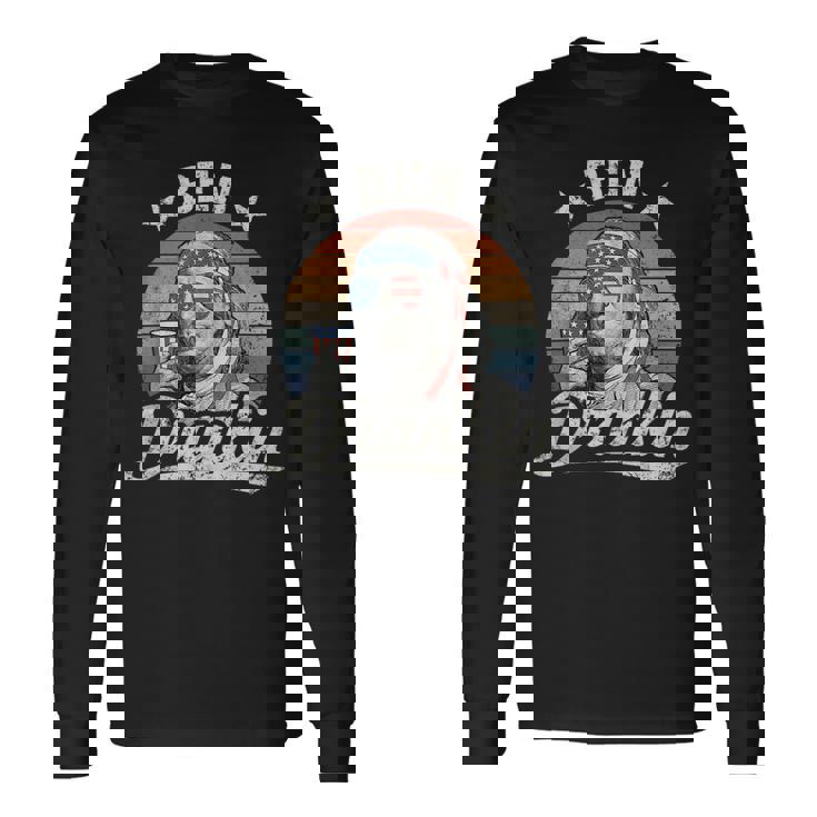 Ben Drankin 4Th Of July Vintage Long Sleeve T-Shirt