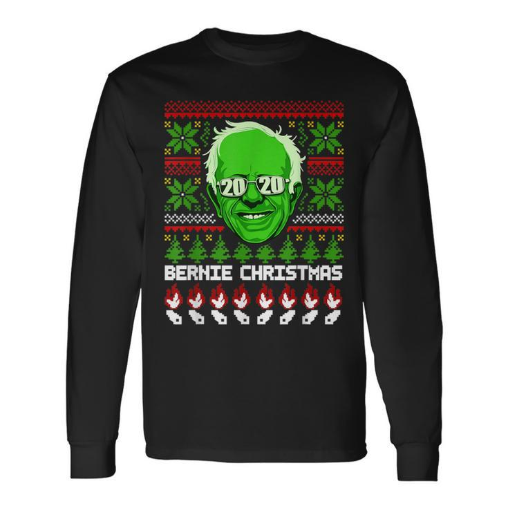 Bernie Sanders 2020 Election Ugly Christmas Sweater Long Sleeve T-Shirt