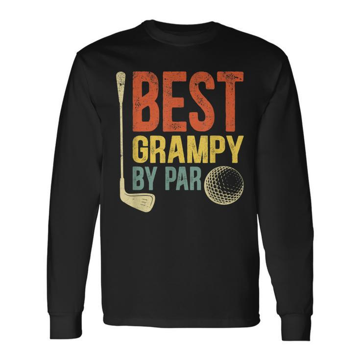 Best Grampy By Par Fathers Day Golf Grandpa Long Sleeve T-Shirt T-Shirt