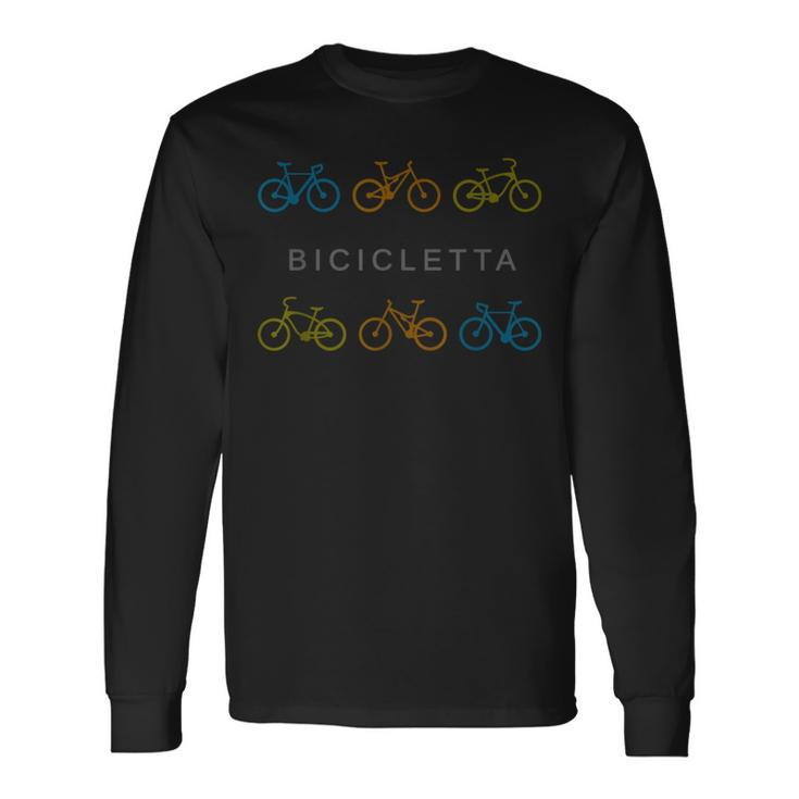 Bicicletta Italian Bicycle Long Sleeve T-Shirt T-Shirt