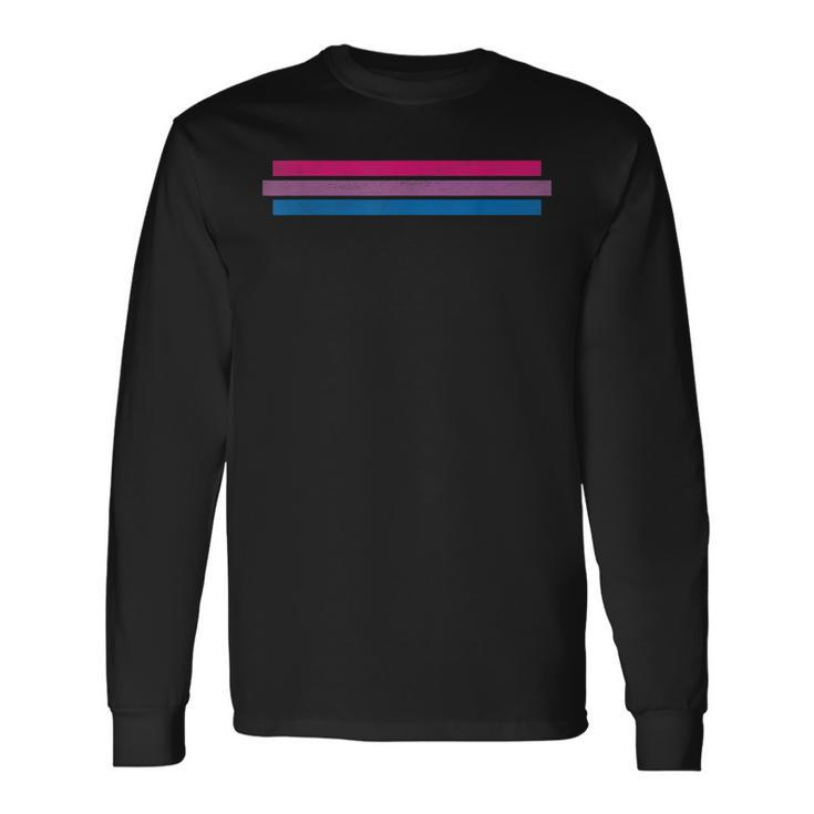 Bisexual Flag Bisexuality Lgbt Bi Pride Long Sleeve T-Shirt T-Shirt