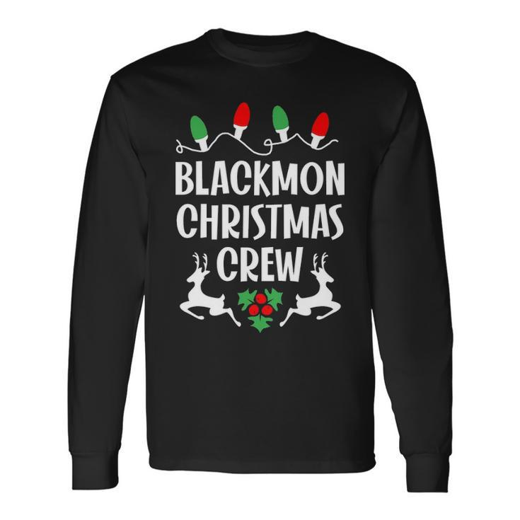 Blackmon Name Christmas Crew Blackmon Long Sleeve T-Shirt