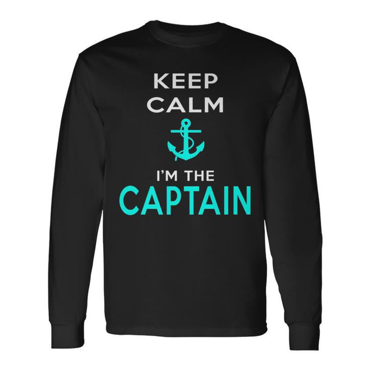 Boat Captain Sailing Humor Quote Nautical Anchor Long Sleeve T-Shirt T-Shirt