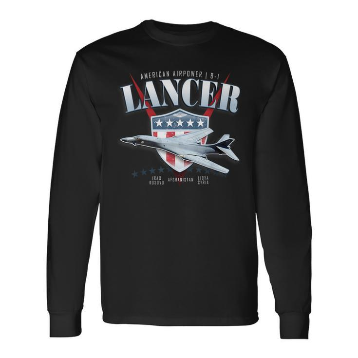 Bomber B-1 Lancer Long Sleeve T-Shirt Gifts ideas