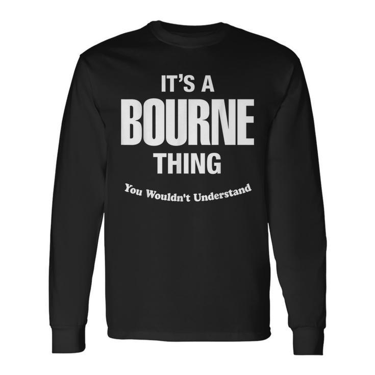 Bourne Thing Name Long Sleeve T-Shirt
