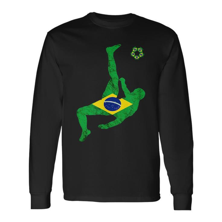Brazil Soccer Brazilian Pride Brazilian Soccer Player Brazil Long Sleeve T-Shirt T-Shirt
