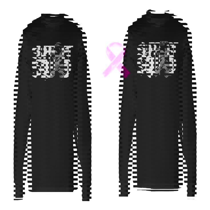 Breast Cancer Support Squad Breast Cancer Awareness Long Sleeve T-Shirt