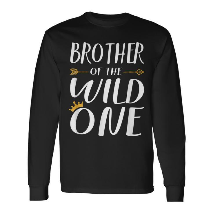 Brother Of The Wild One Thing 1St Birthday For Brothers Long Sleeve T-Shirt T-Shirt