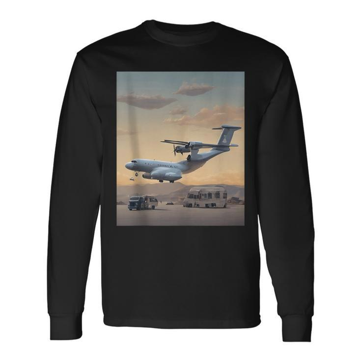 C-9 Nightingale Medevac Master Graphic Long Sleeve T-Shirt