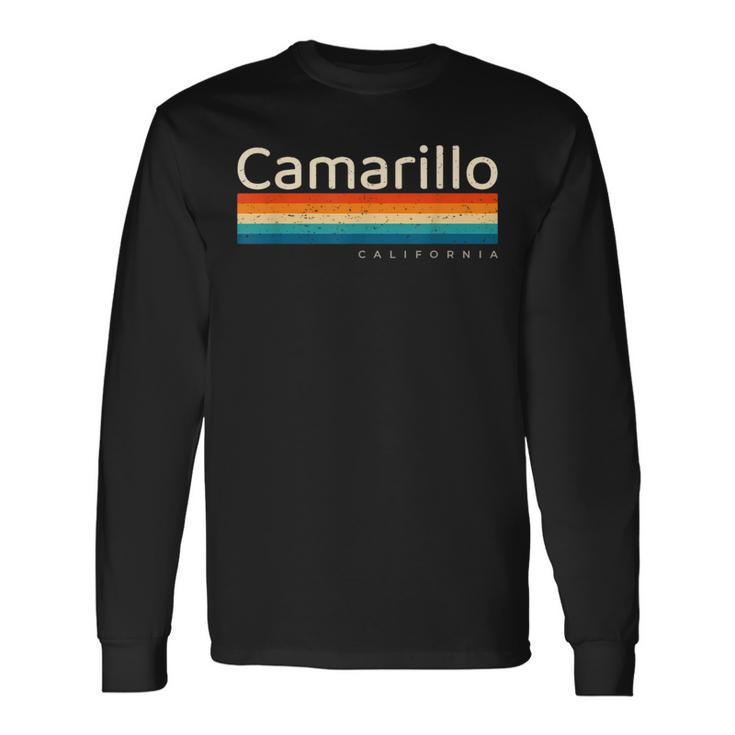 Camarillo California Ca Retro Long Sleeve T-Shirt