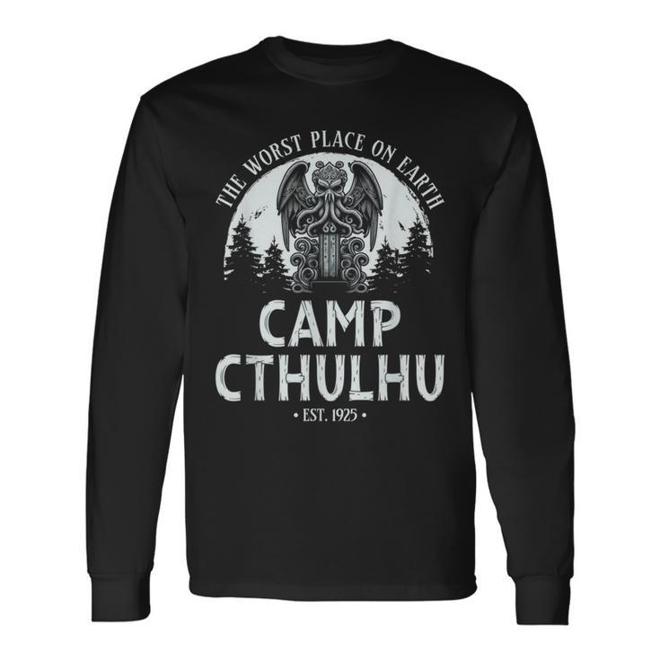 Camp Cthulhu Cosmic Horror Cthulhu Long Sleeve T-Shirt