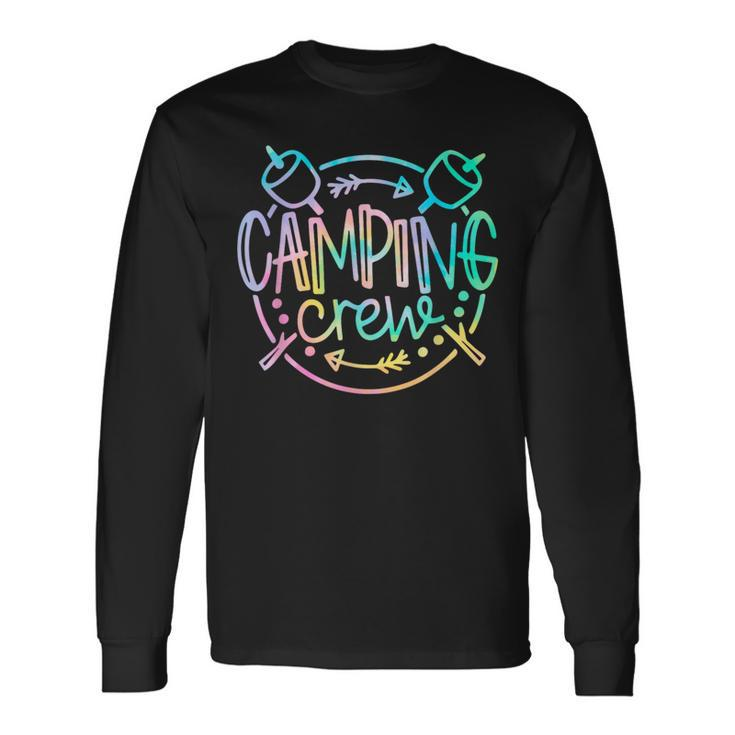 Camping Crew Camper Group Family Friends Cousin Matching Long Sleeve T-Shirt