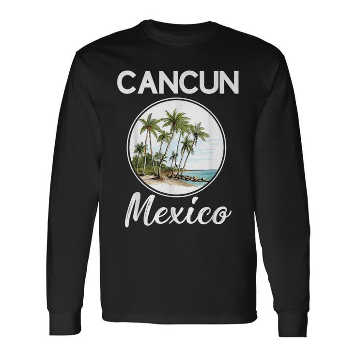 Cancun Mexico Souvenir 2023 Vacation Matching Trip Vacation Long Sleeve T-Shirt T-Shirt