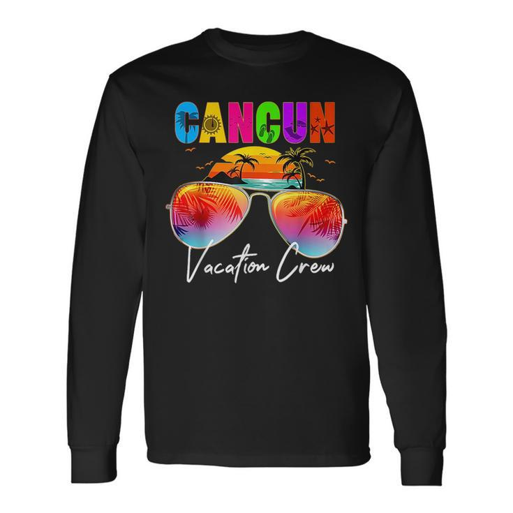 Cancun Mexico Vacation Crew Group Matching Long Sleeve T-Shirt