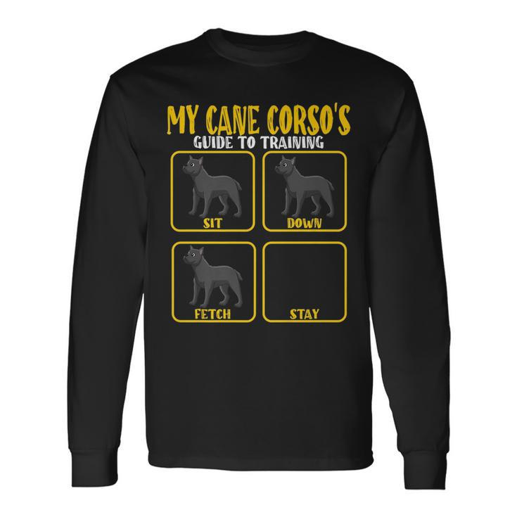 Cane Corso Italian Mastiff Guide Training Cane Corso Long Sleeve T-Shirt T-Shirt