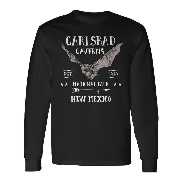 Carlsbad Caverns National Park Bat Souvenir Long Sleeve T-Shirt