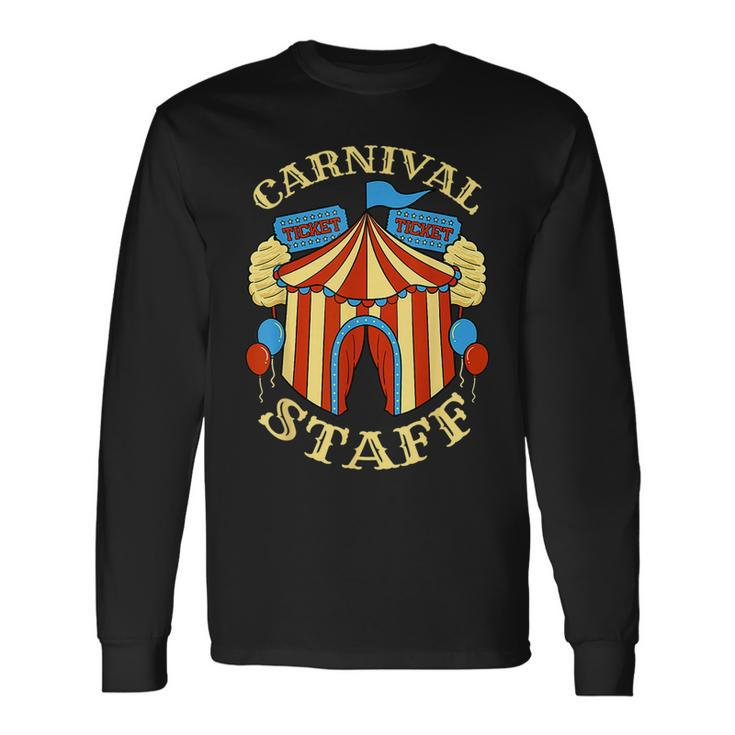 Carnival Staff Circus Event Security Ringmaster Lover Long Sleeve