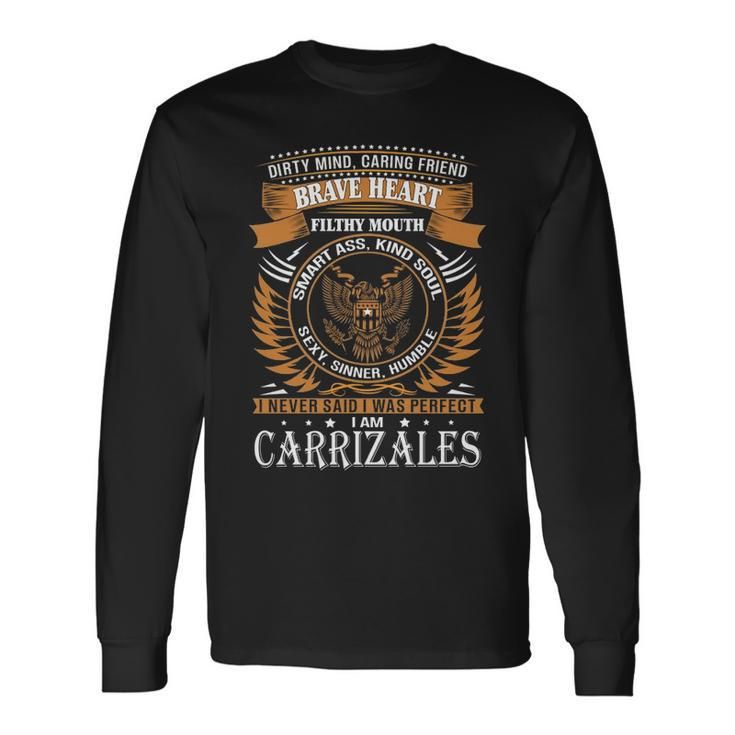 Carrizales Name Carrizales Brave Heart V2 Long Sleeve T-Shirt