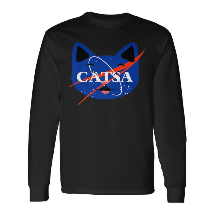 Catsa Space For Cat Lovers And Fans Of Felines Long Sleeve T-Shirt