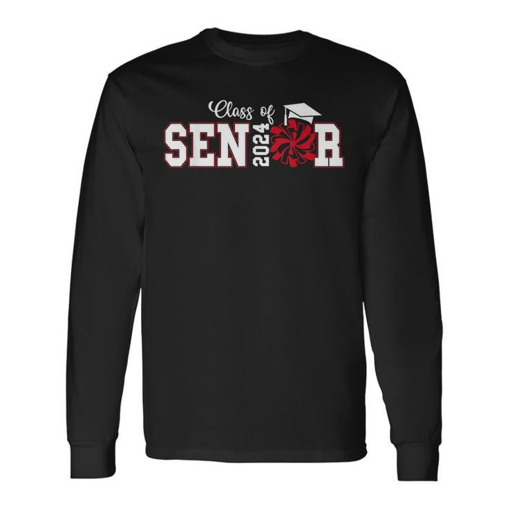 Cheer Senior 2024 Class Of 2024 Cheerleading Graduation Long Sleeve T-Shirt T-Shirt Gifts ideas