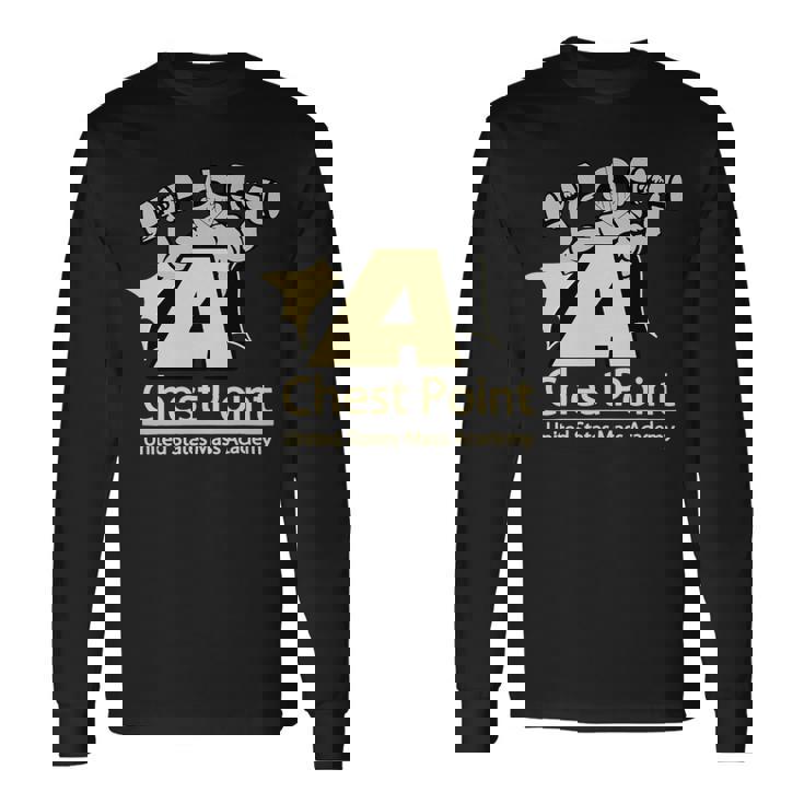 Chest Point Mass Academy Weightlifting Bodybuilding Gym Long Sleeve T-Shirt
