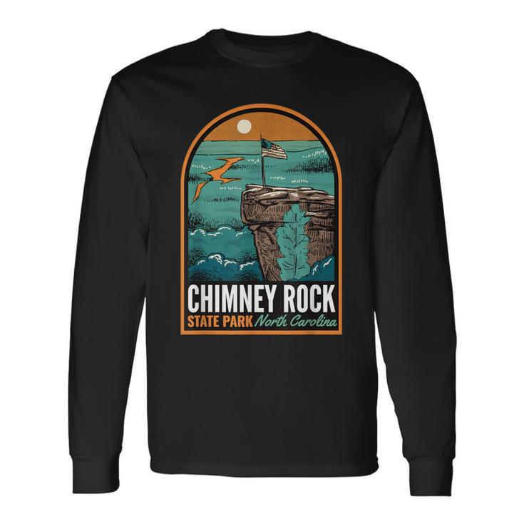 Chimney Rock State Park Nc Vintage Long Sleeve T-Shirt