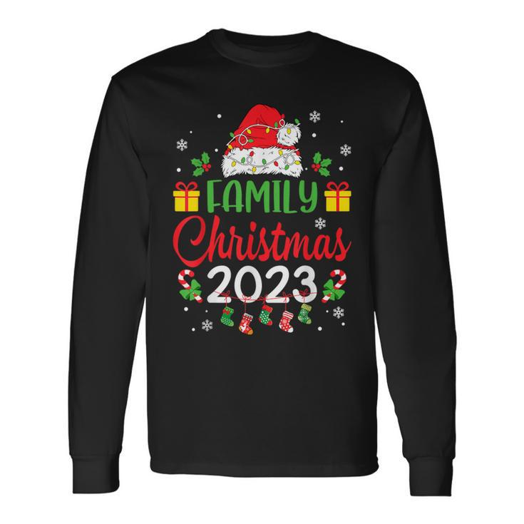 Christmas 2023 Family Matching Outfits Team Santa Elf Squad Long Sleeve T-Shirt
