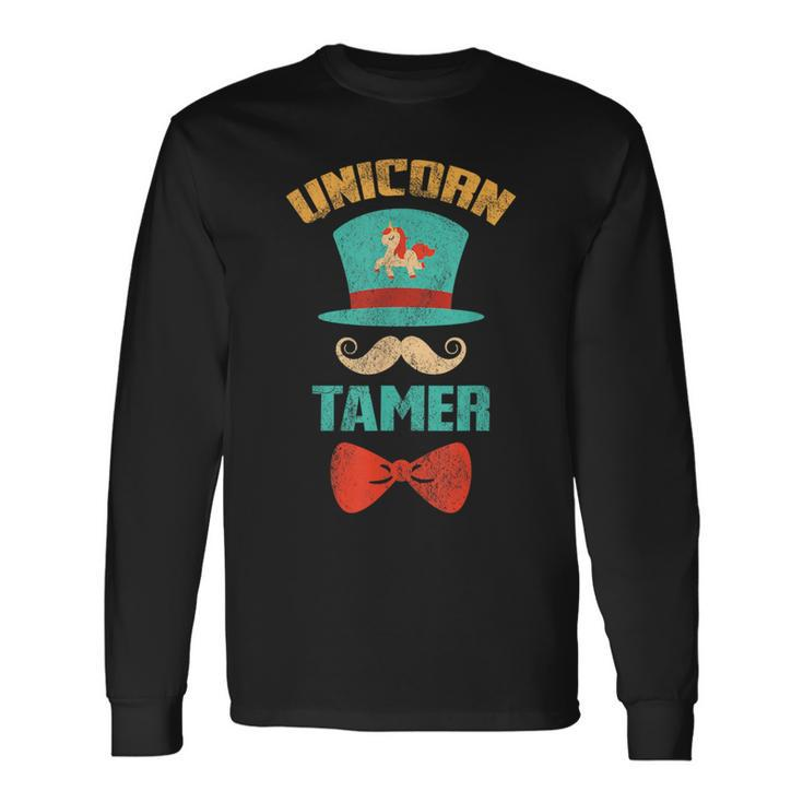 Circus Carnival Unicorn Tamer Birthday Long Sleeve T-Shirt Gifts ideas