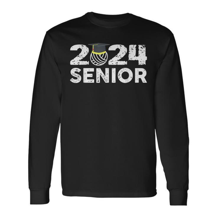 Class Of 2024 Volleyball Senior 2024 Volleyball Long Sleeve T-Shirt