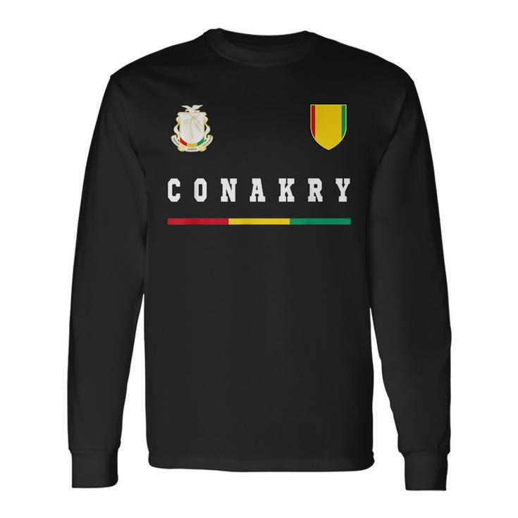 Conakry SportsSoccer Jersey Flag Football Long Sleeve T-Shirt T-Shirt