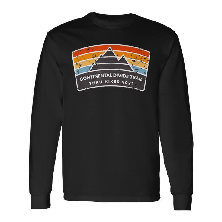 Continental Divide Trail Thru Hike Hiking Class Of 2021 Cdt Long Sleeve T-Shirt