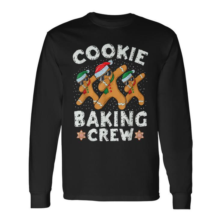 Cookie Baking Crew Gingerbread Christmas Costume Pajamas Long Sleeve T-Shirt Gifts ideas
