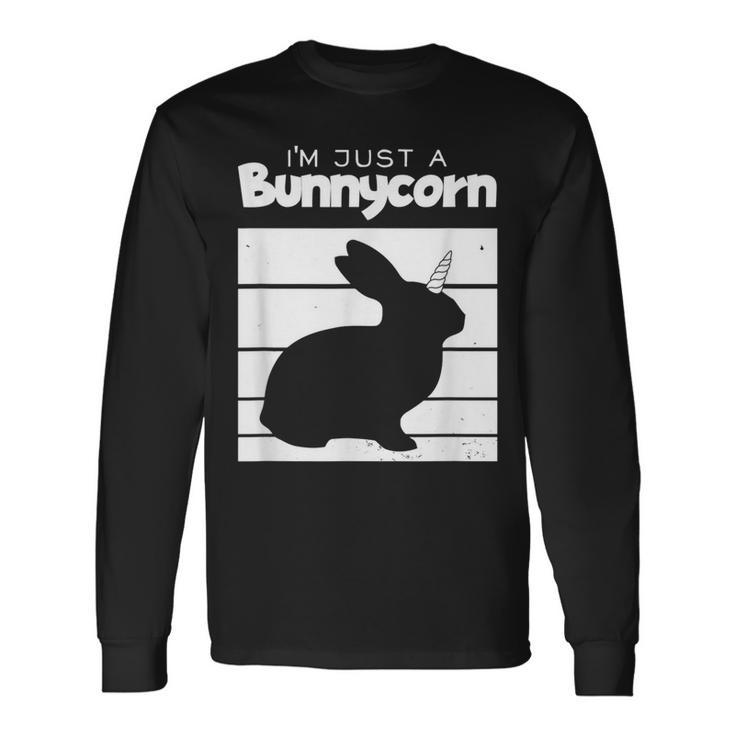 Cool Bunnycorn Unicorn Rabbit For Rabbit Lovers Long Sleeve T-Shirt