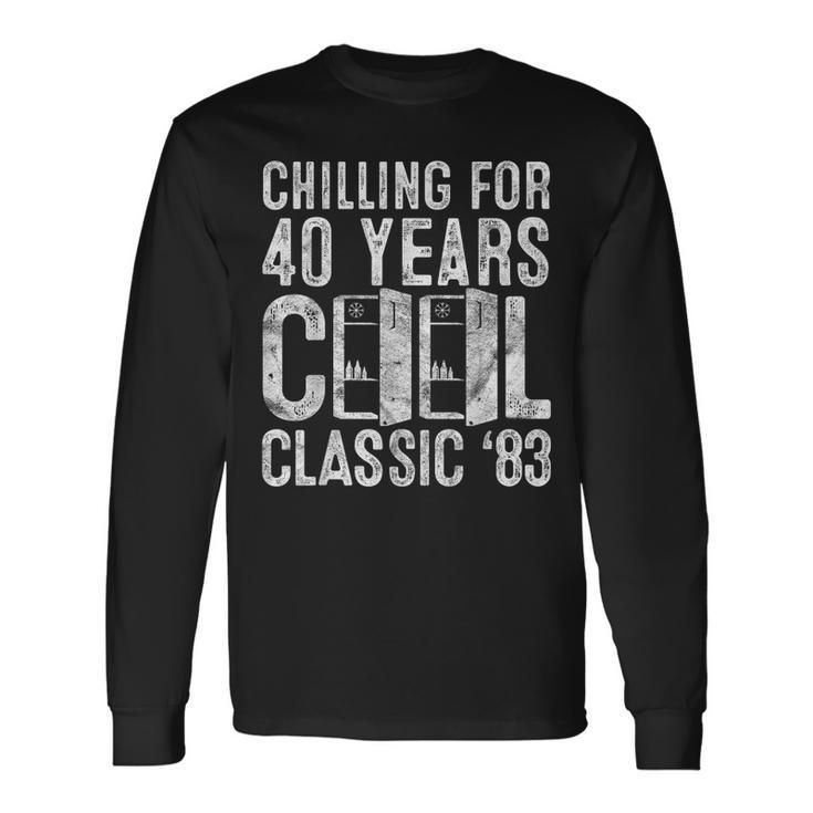 Cool Classic 1983 Vintage 40Th Birthday 40 Year Old Long Sleeve T-Shirt T-Shirt