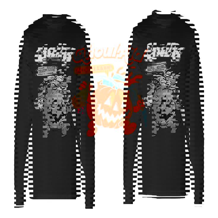 Cool Ghoul Aid Ghoul Pumpkin Cute Meme Halloween Halloween Long Sleeve T-Shirt
