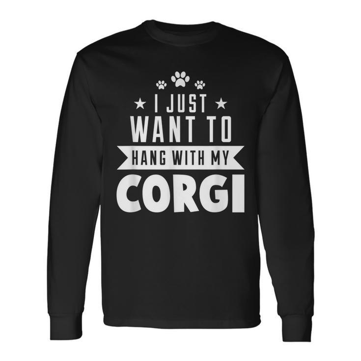 Corgi Dog For Girls Boys Long Sleeve T-Shirt T-Shirt