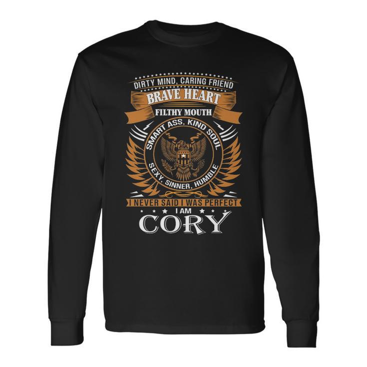 Cory Name Cory Brave Heart V2 Long Sleeve T Shirt Seseable Cory Name Cory Brave Heart V2 Long Sleeve T Shirt Seseable