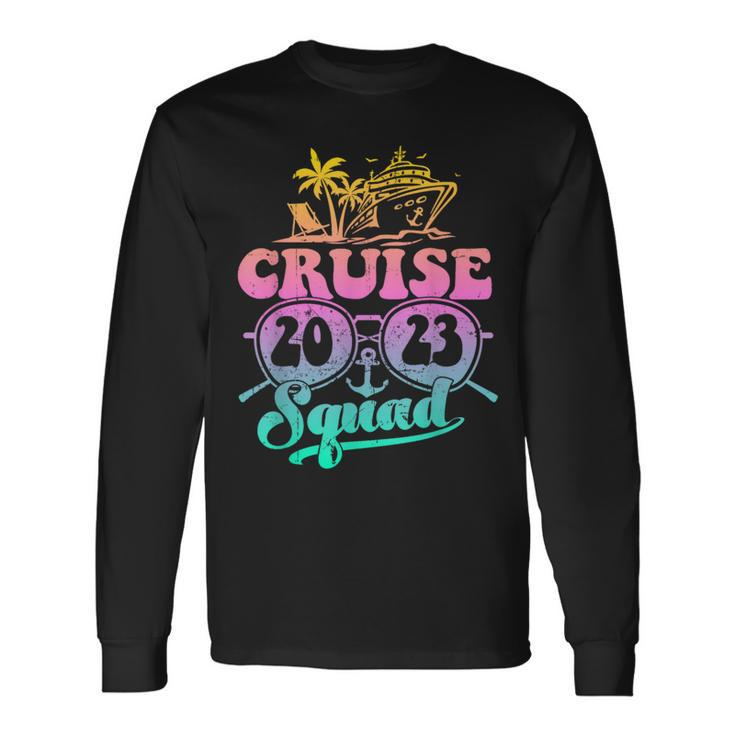 Couples Cruise Squad 2023 Vacation Long Sleeve T-Shirt