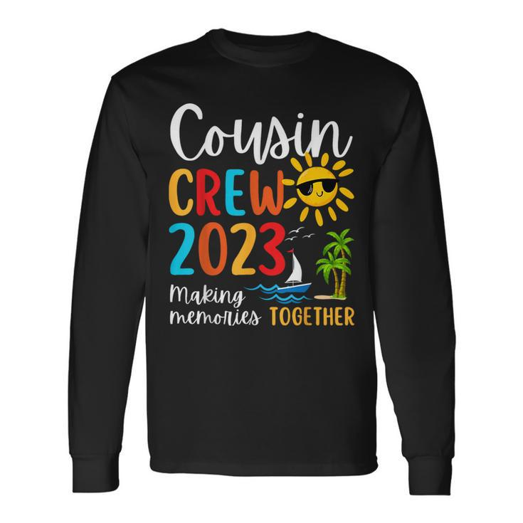 Cousin Crew 2023 For Summer Vacation Beach Matching Long Sleeve T-Shirt T-Shirt