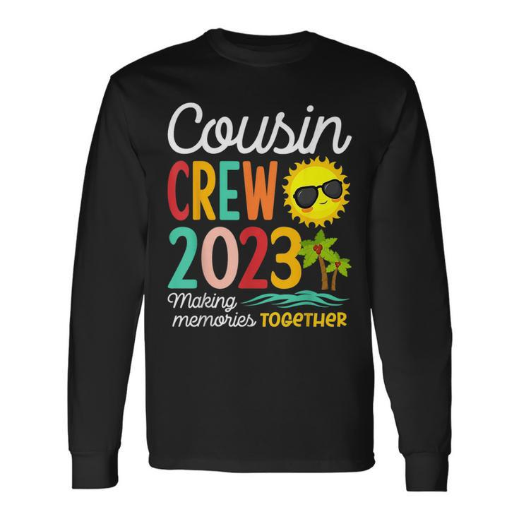 Cousin Crew 2023 Summer Vacation Beach Trip Matching Long Sleeve T-Shirt