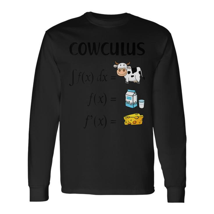 Cowculus Cow Milk Cheese Calculus Math Lovers Long Sleeve T-Shirt T-Shirt
