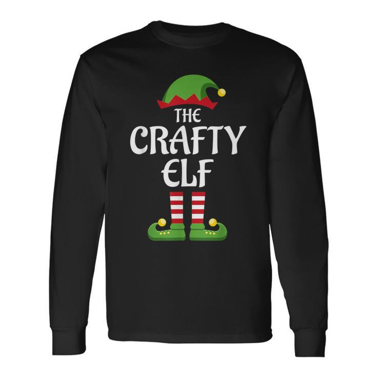 Crafty Elf Family Matching Group Christmas Long Sleeve T-Shirt
