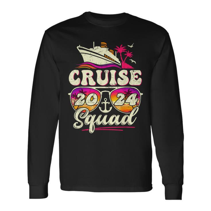 Cruise Squad 2024 Family Vacation Matching Family Group Long Sleeve Gifts ideas