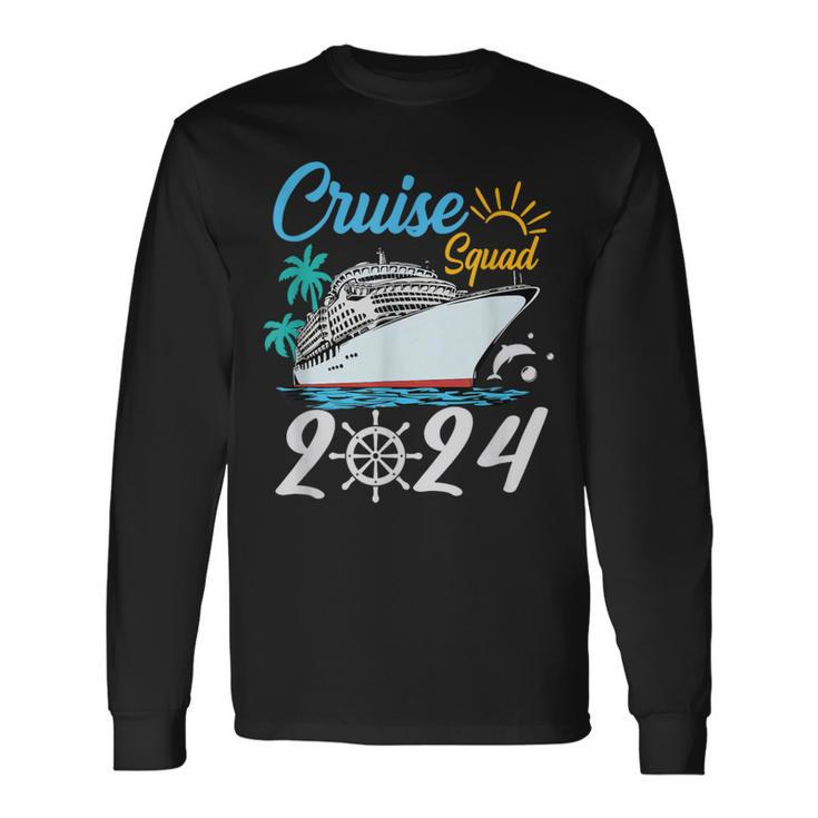 Cruise Squad 2024 Family Vacation Matching Family Group Long Sleeve T-Shirt