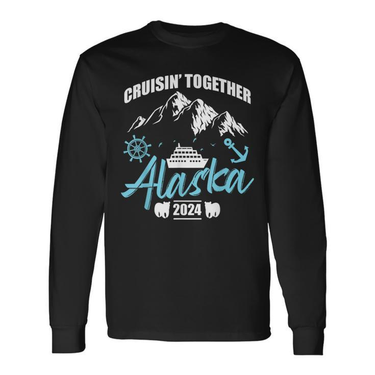 Cruising Together Alaska Trip 2024 Family Weekend Trip Match Long Sleeve T-Shirt