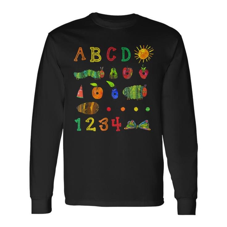 Cute Hungry Caterpillar Transformation Back To School Long Sleeve T-Shirt Gifts ideas